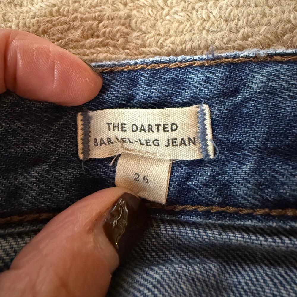 Madewell Denim - Darted Barrel-Leg Jean